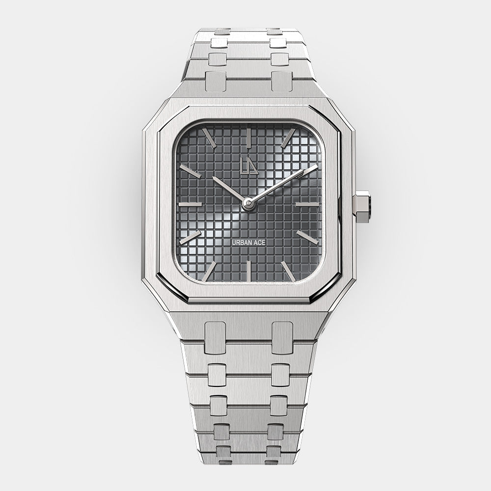 Grijs voorkant herenhorloge