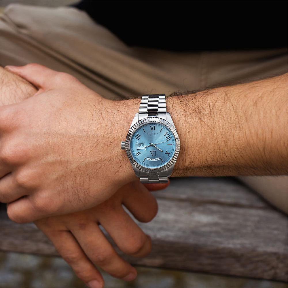 Ice Blue pols horloge