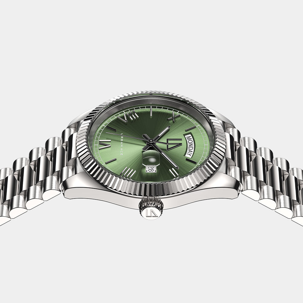 Zephyr olijfgroen horloge