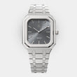 Grijs voorkant herenhorloge