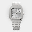 Vierkan wit herenhorloge