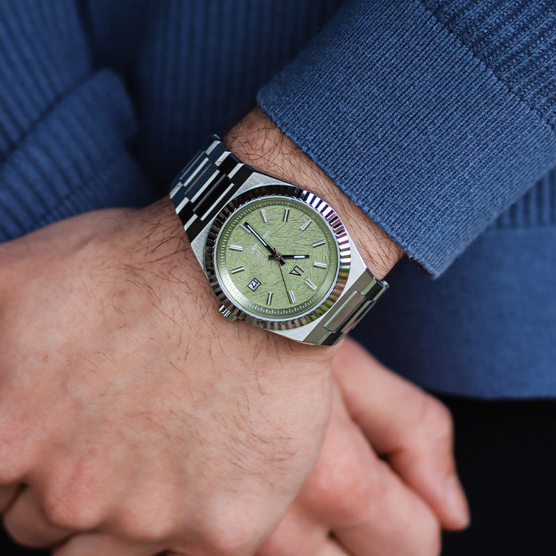 Urban Ace Vento Sage Green - modern men's green watch 40mm